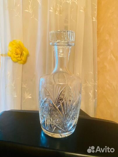 Хрустальный графин пепельница Хрусталь СССР
