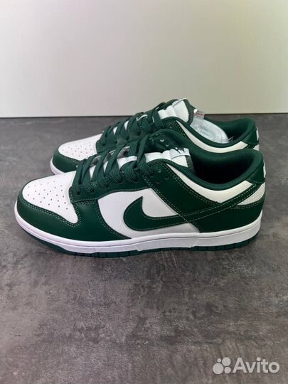 Кроссовки Nike Dunk Low White Green