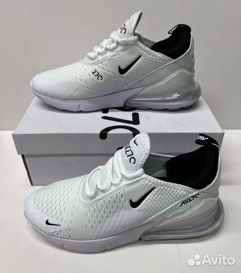 Кроссовки nike AIR MAX 270, белые натписи