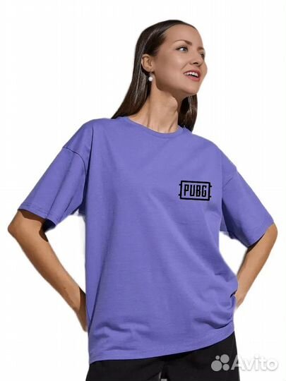 Футболка 100% Хлопок с принтом pubg для настоящих