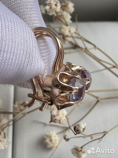 Золотые серьги СССР