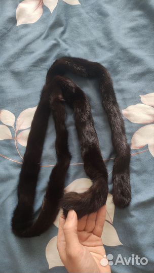 Пояс норки и меховой воротник