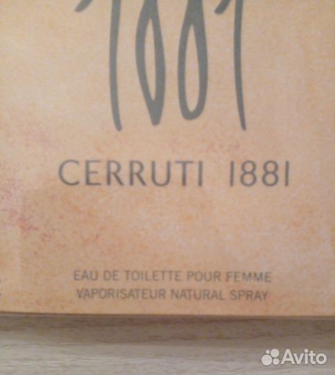 Cerruti 1881 оригинал новый