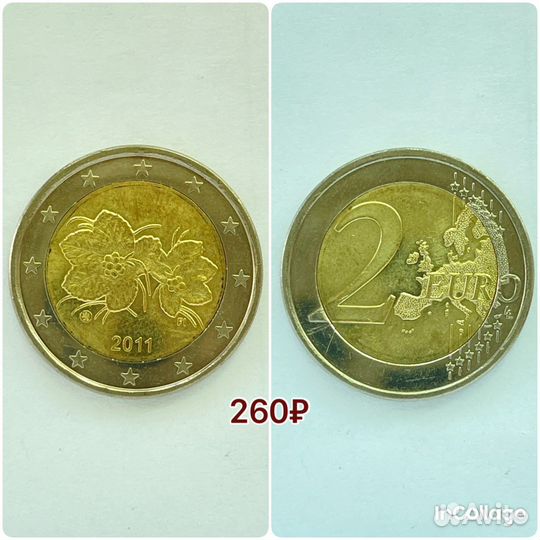 Монеты 2 евро