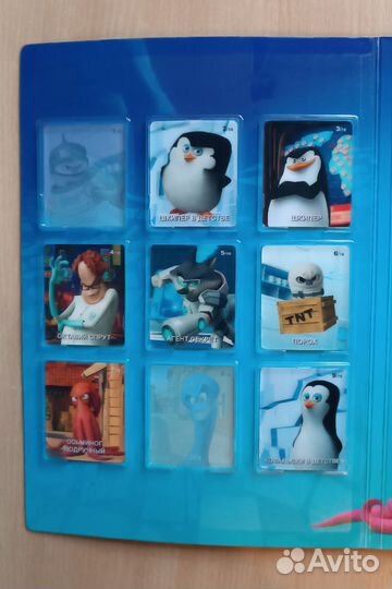 Карточки Пингвины из Мадагаскара Магнит