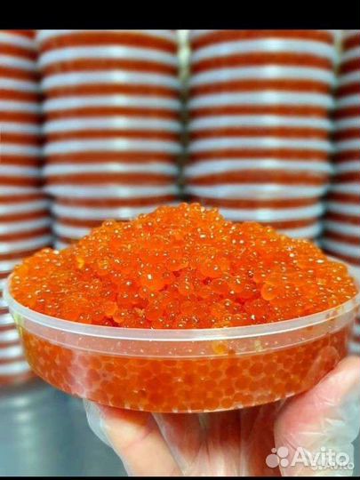 Красная икра кета
