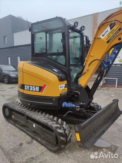 Мини-экскаватор SANY SY35U, 2024