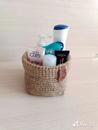 Подарки ручной работы корзинка из джута