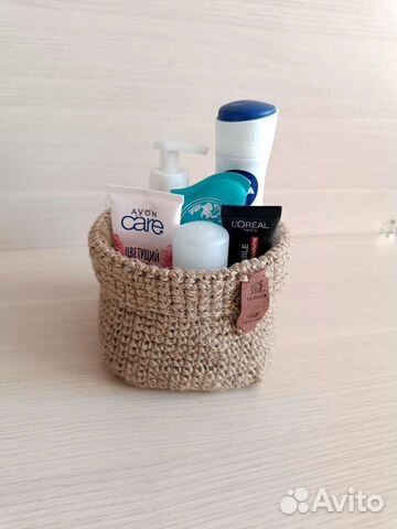 Подарки ручной работы корзинка из джута