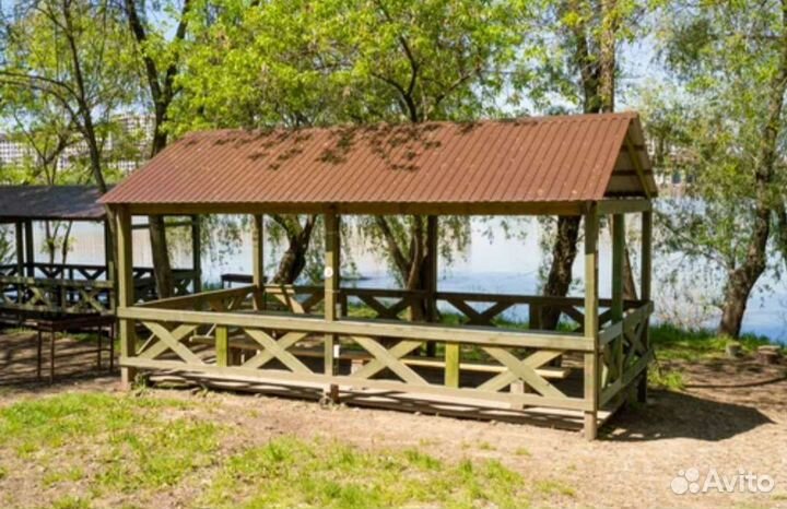 Аренда беседок на затоне