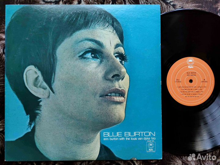 Ann Burton & Louis Van Dyke Trio Blue Burton 1976