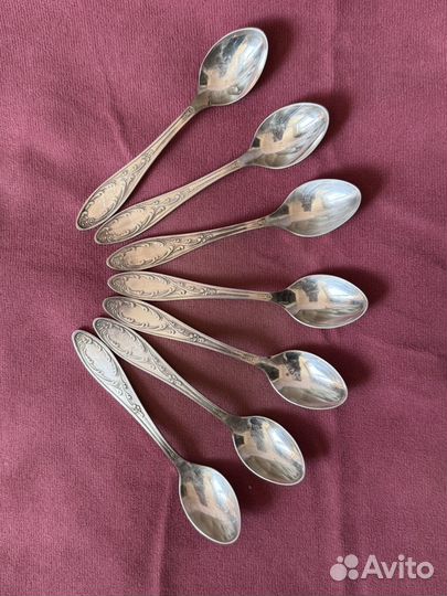 Кофейные ложки мельхиор