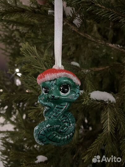 Елочные игрушки из эпоксидной смолы