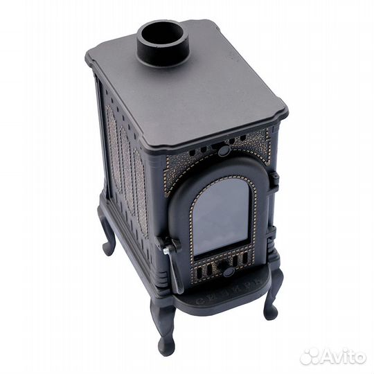 Чугунная печь-камин 