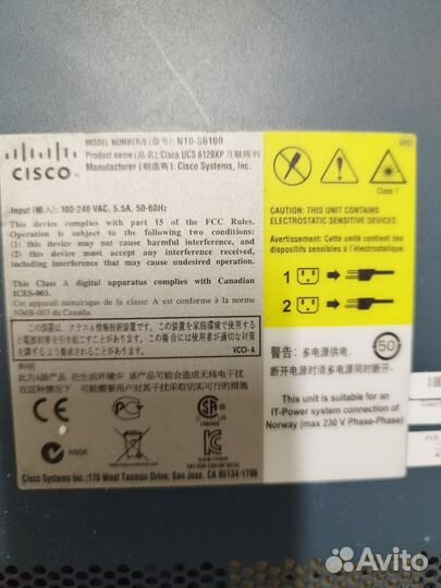 Коммутатор Cisco UCS 6120XP N10-S6100 10гбит/с