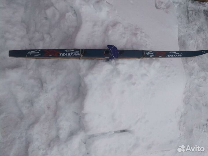 Лыжи детские деревянные