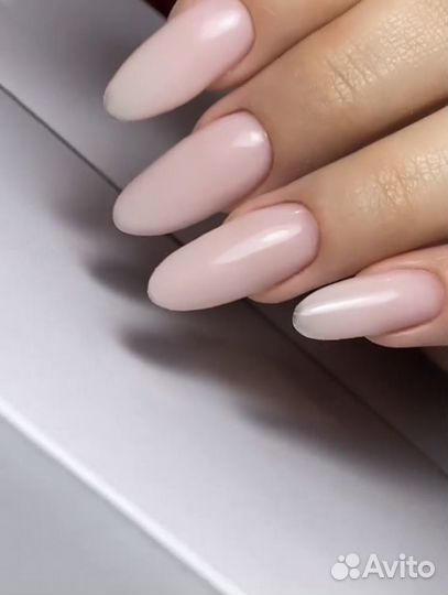 Наращивание ногтей. Маникюр с покрытием