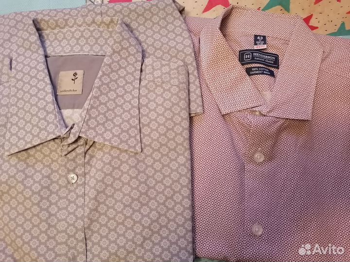 Рубашки мужские. Хлопок