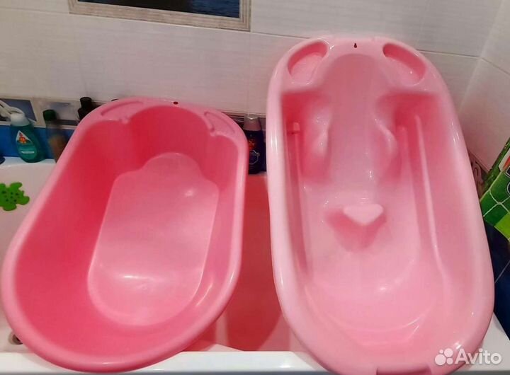 Ванночка со сливом и со стульчиком