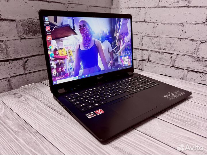 Игровой ноутбук Acer Ryzen/8gb озу/SSD