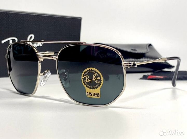 Очки Ray Ban Aviator хром