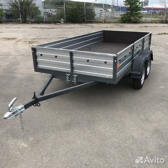 Прицеп Славич двухосный. С тентом 1,5м
