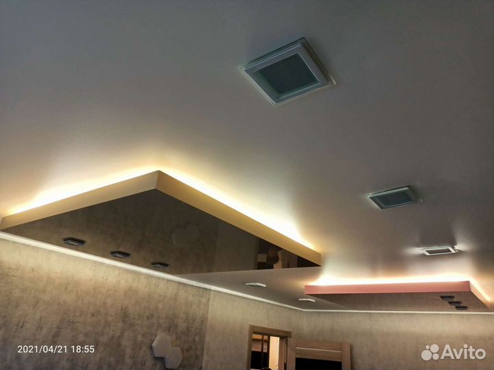 Натяжные потолки и окна пвх (veka)