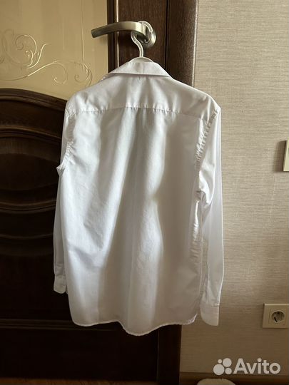 Белая рубашка для мальчика 158