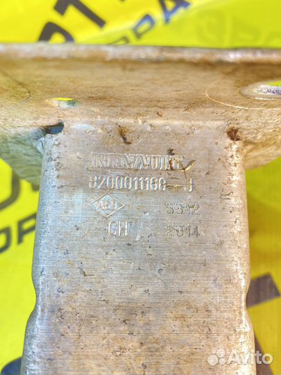 Кронштейн усилителя бампера левый Renault Megane 2