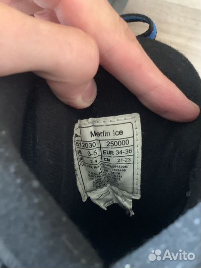 Коньки хоккейные детские Merlin 34-36 размер