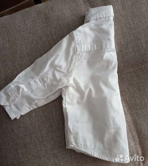 Костюм детский рубашка (62) и брючки(74)