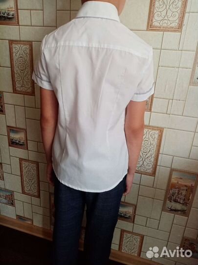 Рубашка, брюки, желетка