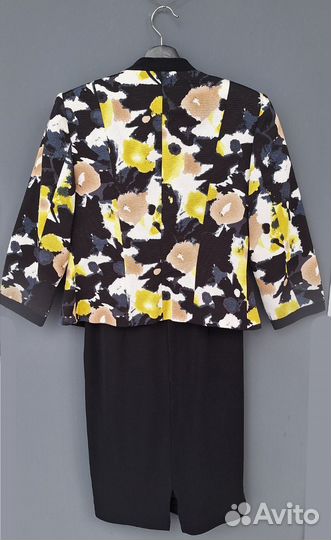 Платье женское черное с жакетом 46 размер