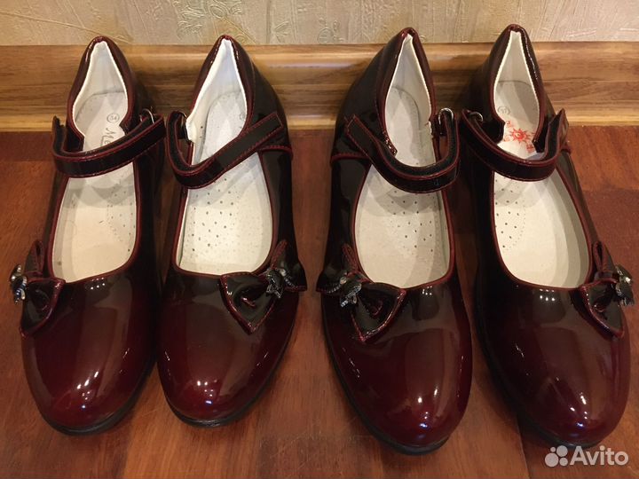 Школьные туфли для девочки 34 и 37 размер
