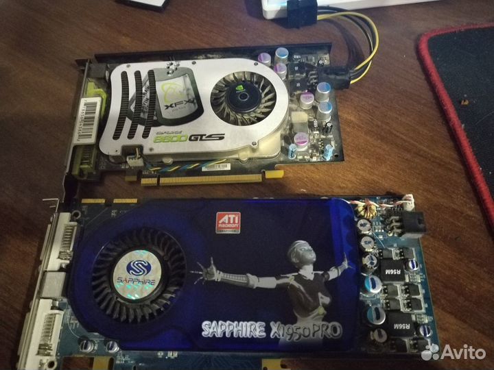 Видеокарты Geforce 8600 GTS, Sapphire x1950PRO