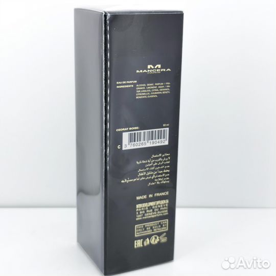 Mancera Cedrat Boise 60мл оригинал