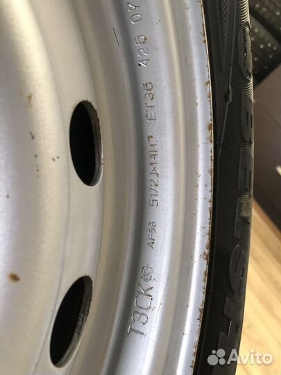 Зимние колеса R 14 как новые