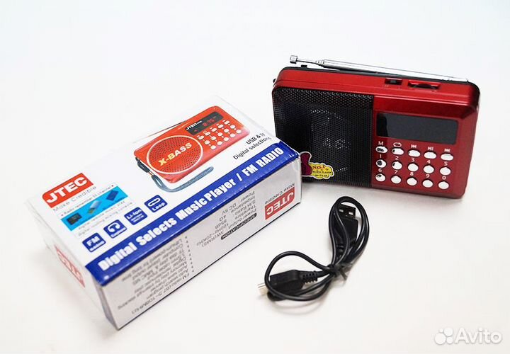 Цифровой мини радиоприемник USB/microSD/AUX/FM