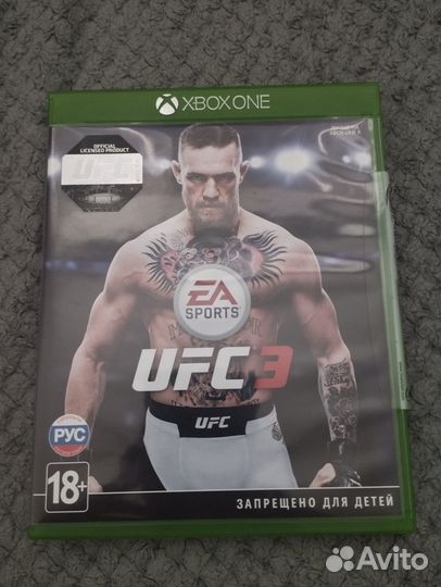 Диски на xbox one ufc 3