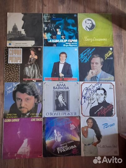 Виниловые пластинки СССР