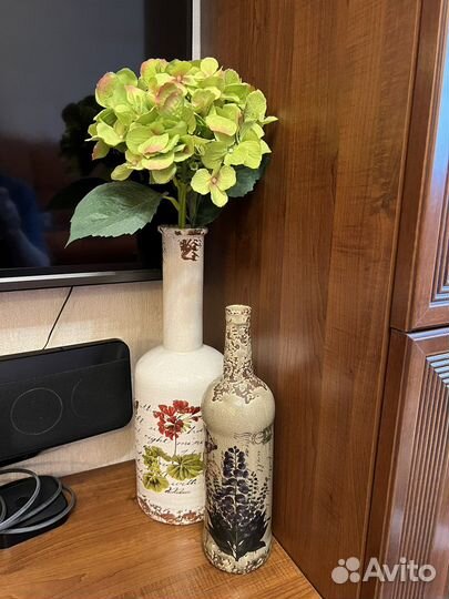 Интерьерные декоративные вазы / бутылки