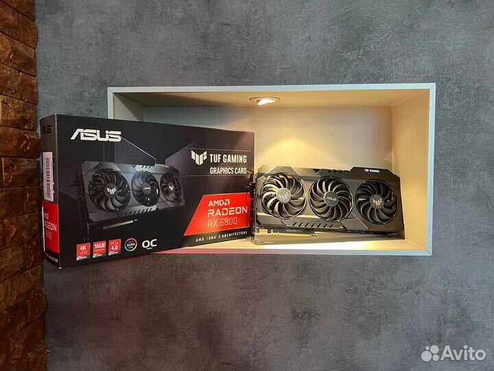 Видеокарта asus AMD Radeon RX 6800 TUF Gaming