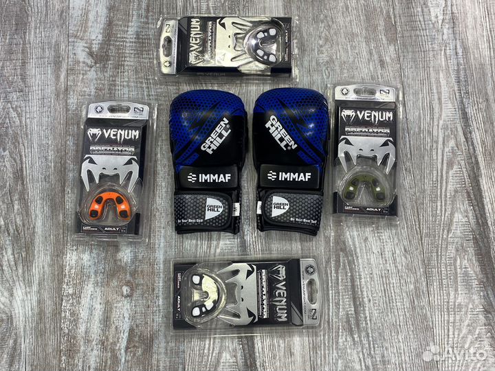 Перчатки Green Hill для мма крабы