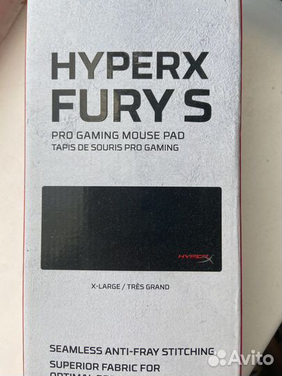 Ковер для мыши hyperX fury s (XL)