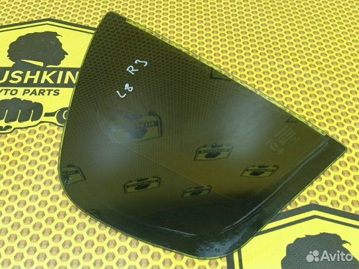 Стекло двери форточка заднее правое Renault Logan