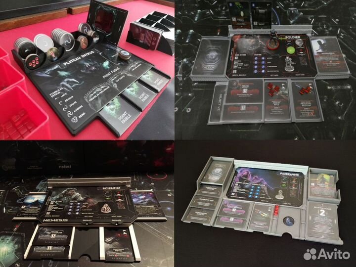 Настольная игра Немезида, аксессуары, 3д печать