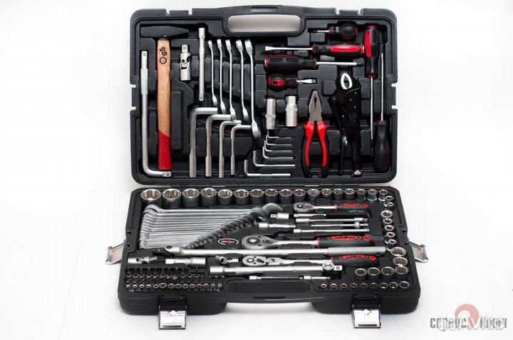 Набор инструментов 142 предмета Сервис Ключ