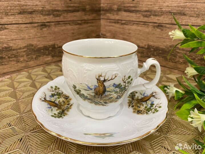 Чашка с блюдцем 
