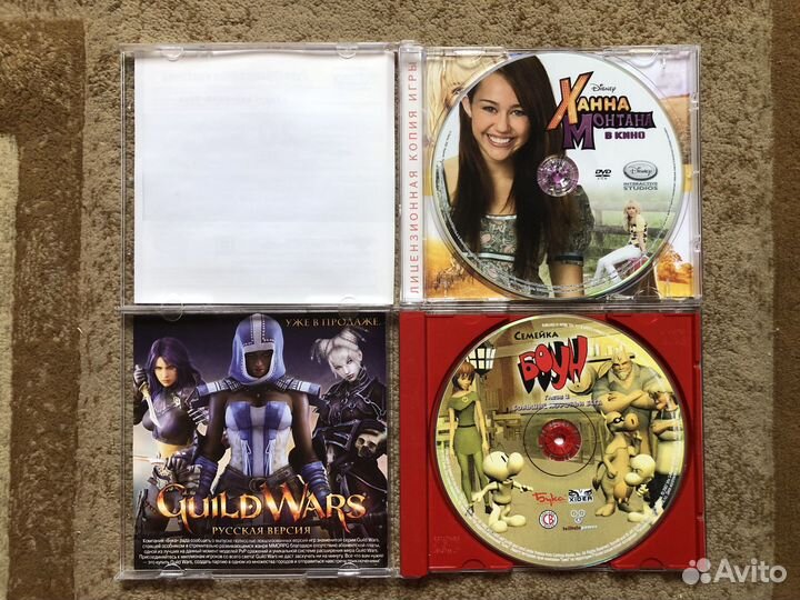 DVD PC компьютерные игры с героями мульфильмов