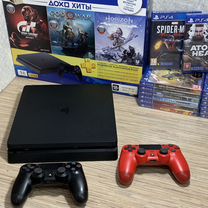 Sony PS4 Slim 500GB PlayStation4 Гарантия + 40 Игр